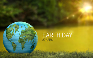 Earth Day 2024 Globe image on grass