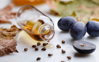 grape seeds and grapeseed oil