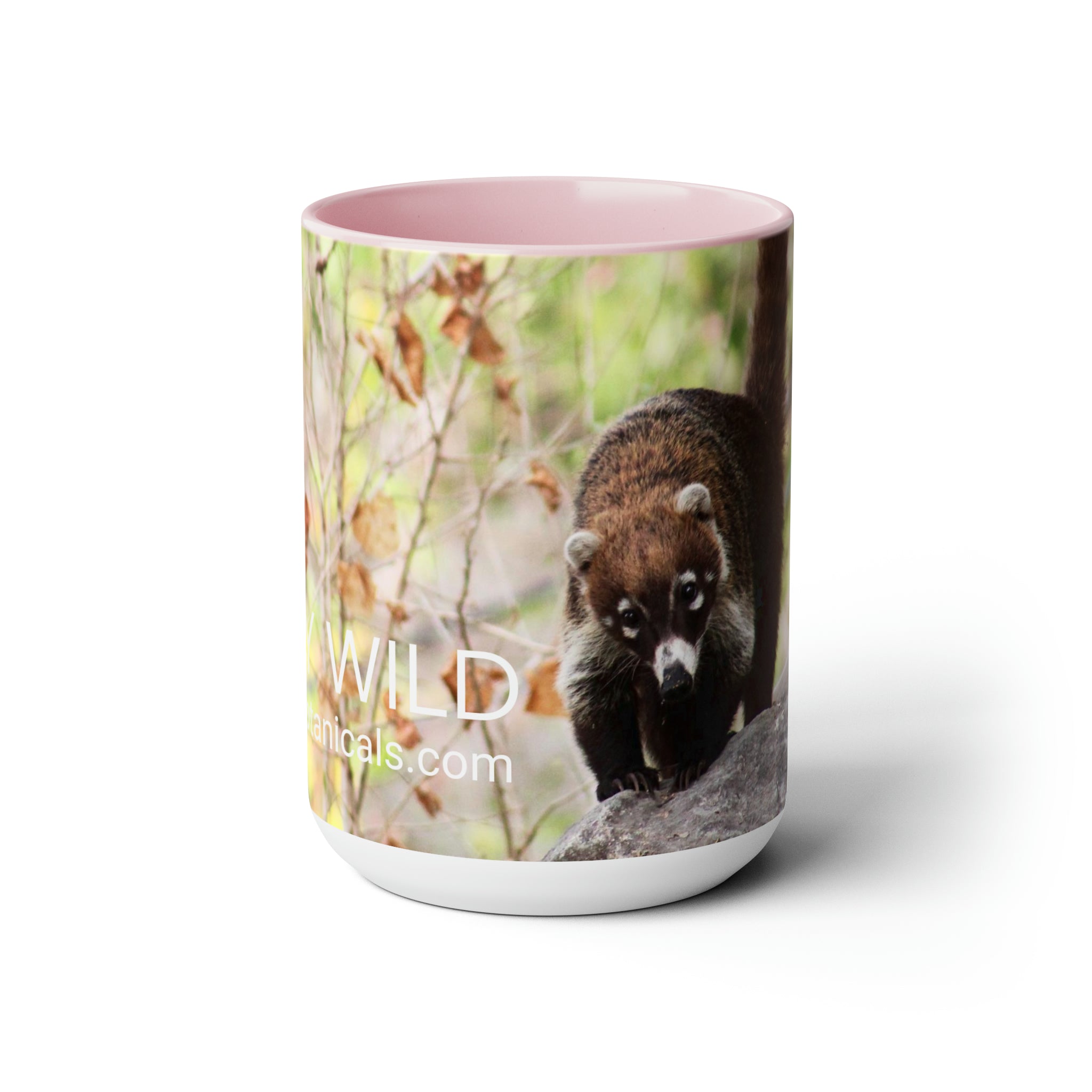 Two-Tone Coffee Mugs  Large 15oz Nature Design Animal Photography Stay Wild Series
