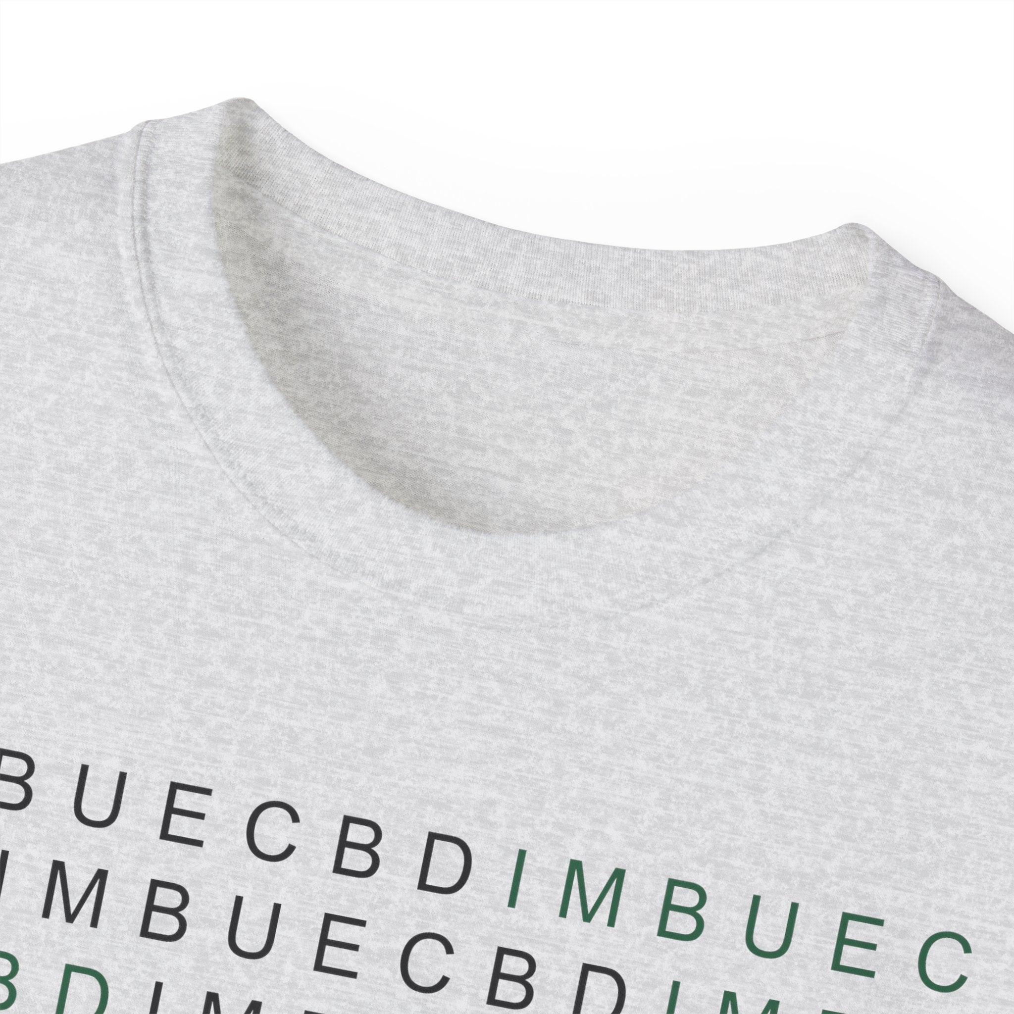 Imbue Worded Logo CBD T Shirt Collar