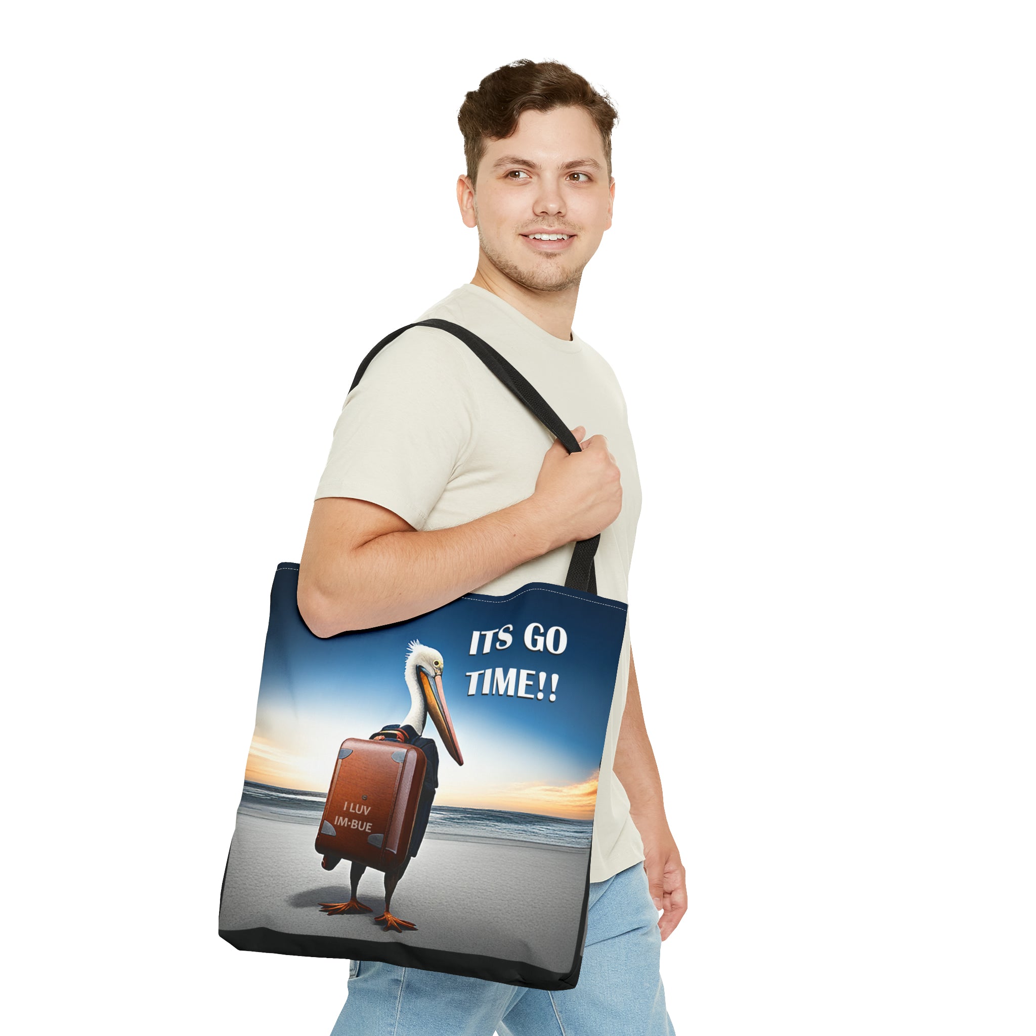 Its Go Time-Traveling Pelican Tote Bag