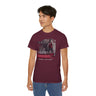 Vitality Red Design T-Shirt Maroon Front